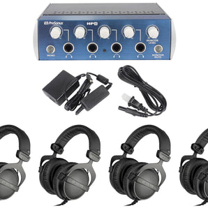 4) Beyerdynamic DT-770-PRO-32 Studio Tracking Headphones+Presonus Headphone Amp