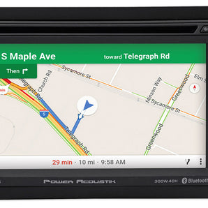 Power Acoustik PDN-621HB 6.2" Car Navigation Bluetooth DVD Receiver w/Mobilelink
