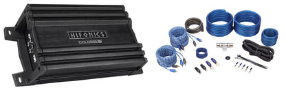 HCM-800.4D 800w 4-Channel Car Amplifier Class D Compact Amp + Wire Kit