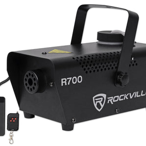 Rockville R700 Fog/ Smoke Machine w/ Remote Quick Heatup, Thick Fog!