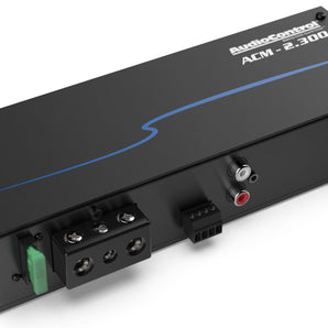 AudioControl ACM-2.300 Micro 300w 2 Channel Car Amplifier+Amp Kit Audio Control