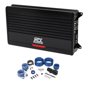 MTX THUNDER75.4 400 Watt RMS 4-Channel Amplifier 2-Ohm Car Stereo+Amp Wire Kit