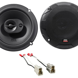 MTX Front Door 6.5" Speaker Replacement Kit For 1993-2007 Subaru Impreza