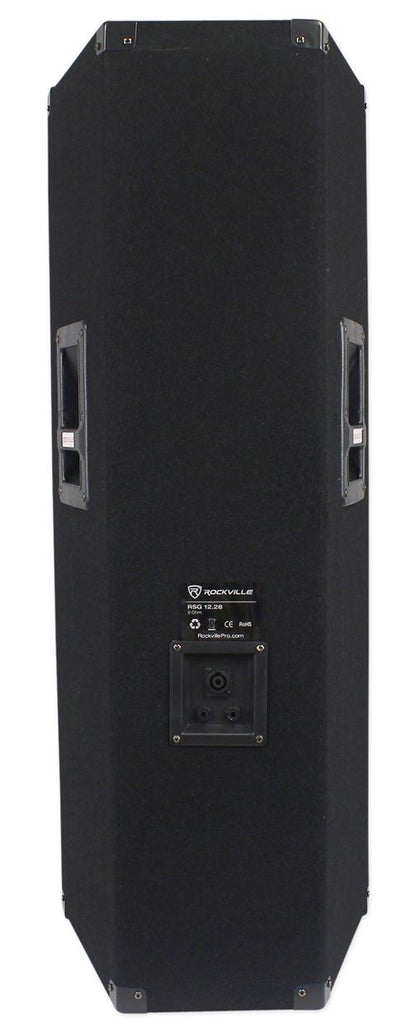 (2) RSG12.28 Dual 12" 2000W PA Speakers + XGA-5000 Amplifier + Cables