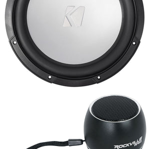 Kicker 45KM104 10" 350w Marine Boat Subwoofer SVC 4-ohm Sub+Home Speaker KM10