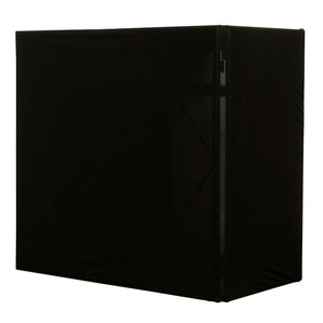 American DJ Pro Event Table 2 Foldable Portable DJ Booth Facade+Black Scrim ADJ