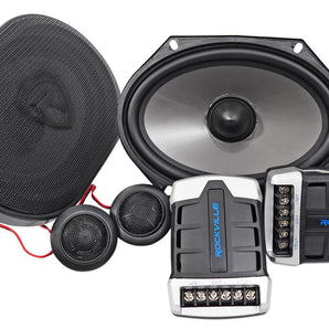 Pair Rockville RV68.2C 6x8/5x7 Component Car Speakers 900 Watts/170w RMS CEA