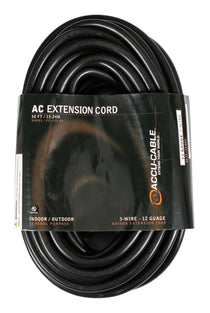 American DJ ADJ EC123-50 50 Foot 12 Gauge AC Extension Cord w/ Edison Plug