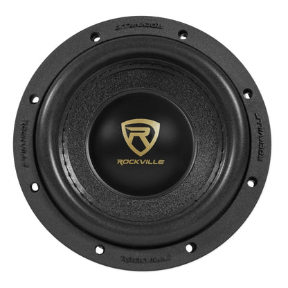 Rockville W65K9D4 + dB11 Mono Amplifier Bundle