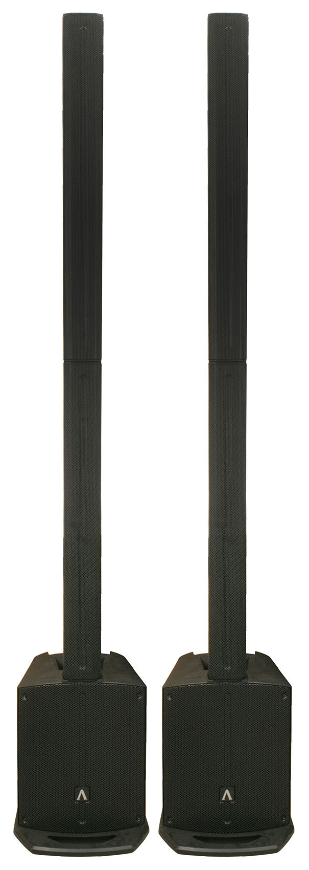 (2) AS8 1000W Powered Line Array DJ PA Column Speakers