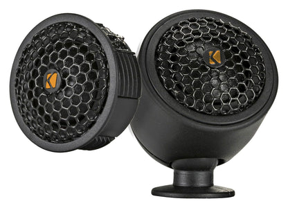 Kicker 51KST2004 0.75" Car Audio Tweeters w/Crossovers+Swivel Mount, 4ohm KST200