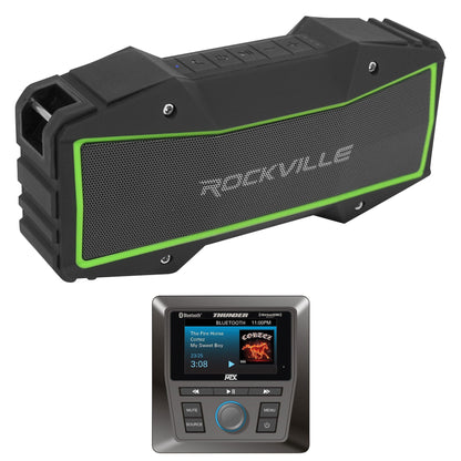 MTX AWMC3 Marine Receiver w/Bluetooth/SiriusXM For Boat/RZR/ATV/UTV+Home Speaker