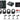 4-Person Podcast Podcasting Recording Kit w/Mackie ProFX6v3 Mixer+EM-89D Mics