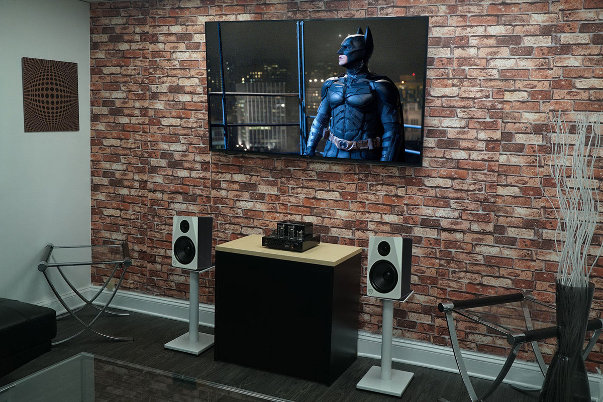 APM6W 6.5" 350W Powered USB Studio Monitor Speakers+21" Stands