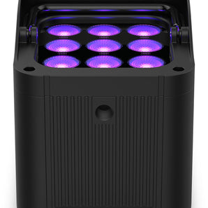 Chauvet DJ Freedom Par H9 IP X4 (4) Wireless DMX Battery Wash Lights+Bag+Remote