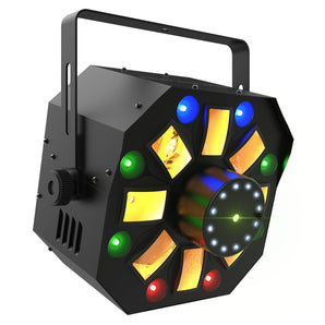 Chauvet DJ Swarm Wash FX ILS RGBAW+UV DMX LED Rotating Derby/Laser/Strobe Light