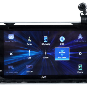 JVC KW-V66BT 6.8" Car CD/DVD Player Receiver w/Apple Carplay/Bluetooth/Android