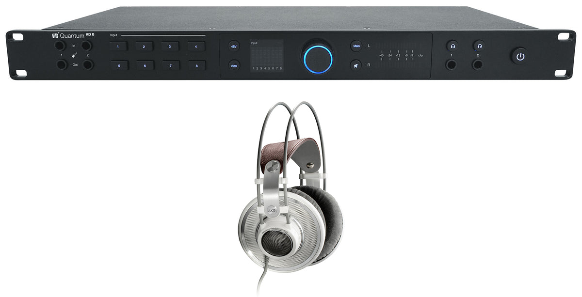 Quantum HD8 Recording Interface + AKG K701 Headphones