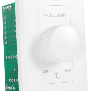 Rockville VOL850 8 Ohm 50w x2  Wall Stereo Volume Controller 12 Step Rotary Knob