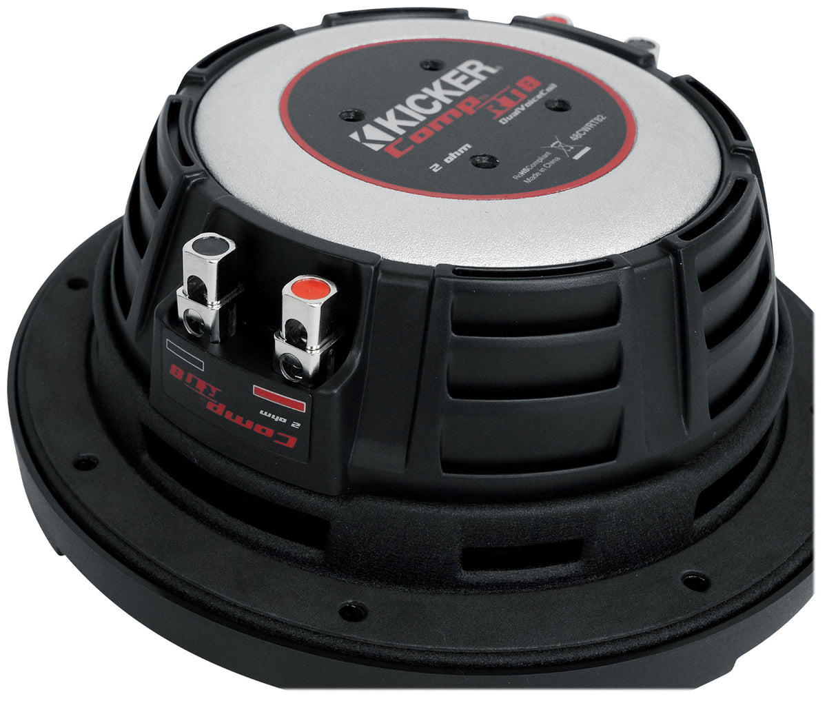 48CWRT82 Shallow 8-Inch Subwoofers, 750W Mono Amplifier & 4-Gauge Wiring Kit