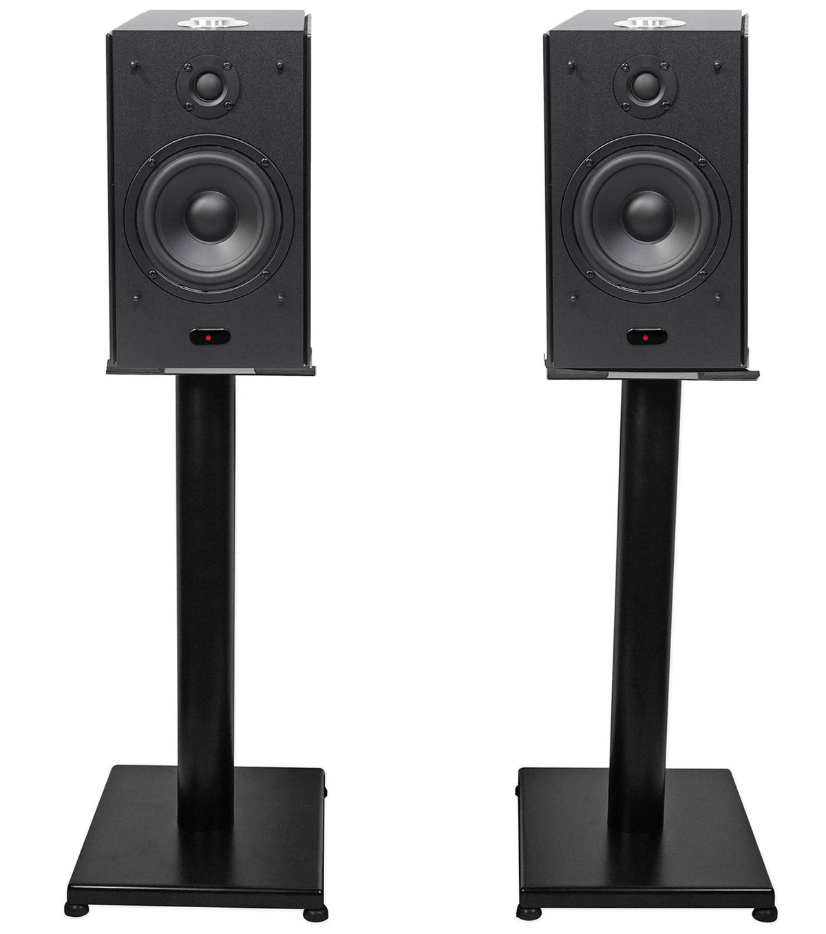 (2) HD5B 5" Powered Bluetooth Bookshelf Speakers w/21" Stands