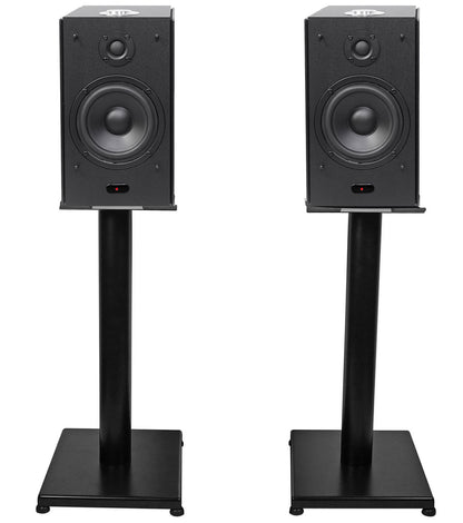 (2) HD5B 5" Powered Bluetooth Bookshelf Speakers w/21" Stands