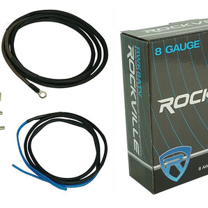 Rockville ATV220 2 Channel UTV/Motorcycle Bluetooth Amplifier IP65+Amp Wire Kit