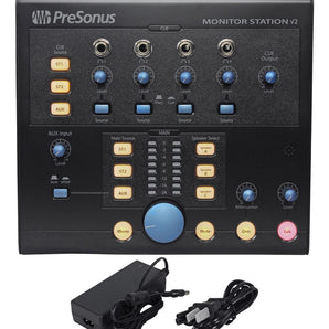 Presonus Monitor Station V2 Control Center+(2) Studio Monitors+Stands+Headphones