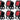 (6) American DJ MOD STQ Compact 7 x 8W RGBW LED DMX Par Can Wash Lights w/Remote