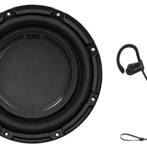Polk Audio DB1042DVC 10” 1050 Watt Car/Marine Audio Subwoofer Sub+ Earbuds