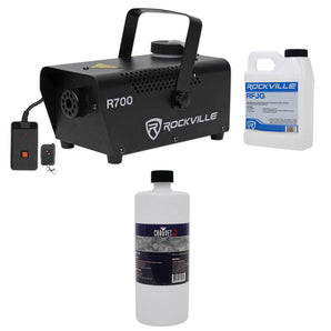 Rockville R700 Fog/Smoke Machine Fogger+Remote+Quart of Chauvet Fog Fluid Juice