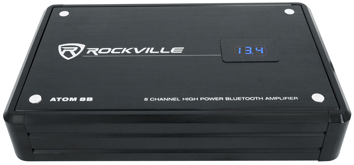 ATOM 8B 8-Channel Marine/Boat Bluetooth Amplifier+Kicker 4-Zone Control