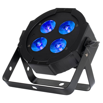 (2) Mega Hex L Par RGBLA+UV LED Wash Lights