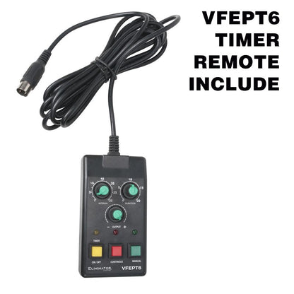Eliminator Lighting VF1600 EP 1650W DMX Fog Machine Fogger+Wired+Wireless Remote