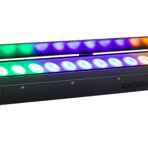 (2) American DJ Ultra LB18 18 x10W RF RGBAL Color Mixing LED DMX Wash Bar Lights