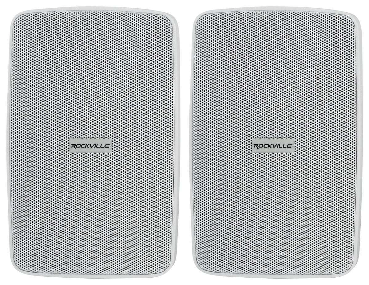 CSA 140Z Commercial 70V Amplifier + (2) White 4" Wall Mount Swivel Speakers