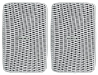 CSA 140Z Commercial 70V Amplifier + (2) White 4" Wall Mount Swivel Speakers