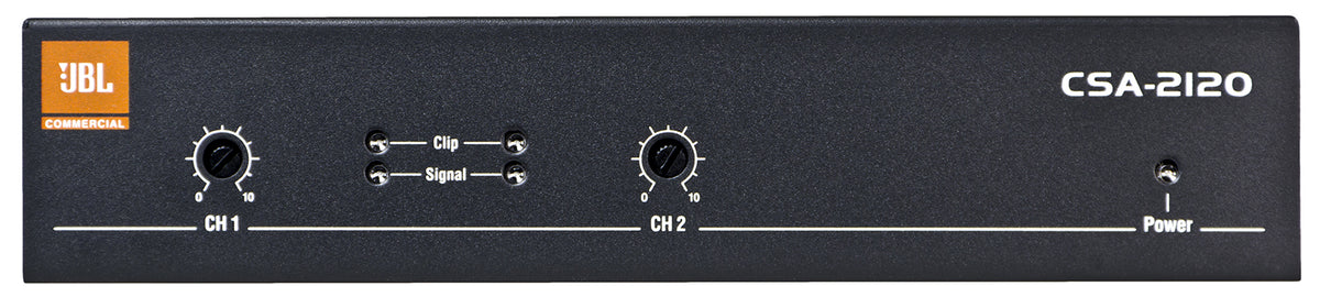 JBL CSA 2120 2 x 120w 2-Channel Power Amplifier Commercial Amp 4 Restaurant/Bar