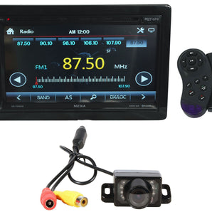 NESA NS-705NHB 7" Car Monitor DVD Player Bluetooth/GPS/Android PhoneLink+Camera