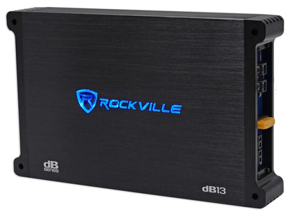 48CWRT82 Shallow 8-Inch Subwoofers, 750W Mono Amplifier & 4-Gauge Wiring Kit