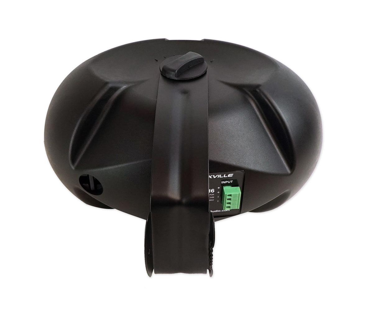 (8) D4-16 Black Dual 4" 16 Ohm Outdoor Home Patio Speakers+Receiver