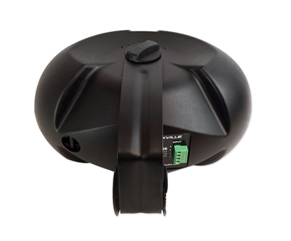 (8) D4-16 Black Dual 4" 16 Ohm Outdoor Home Patio Speakers+Receiver