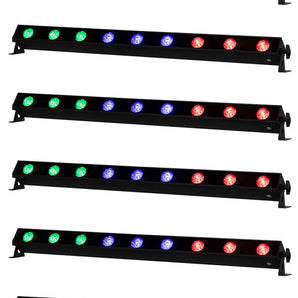(6) American DJ ADJ UBL6H IP20 6x20 Watt LED RGBAL Wash Light Strip Bars