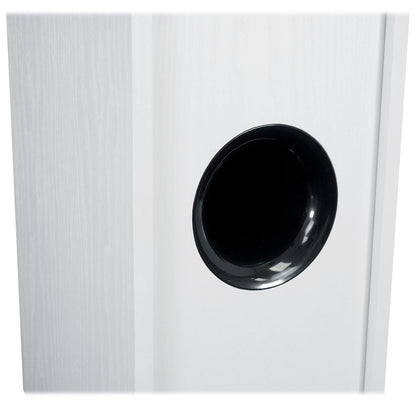 (2) Rockville Rocktower 64W White Home Audio Tower Speakers+Bluetooth/Wifi Amp