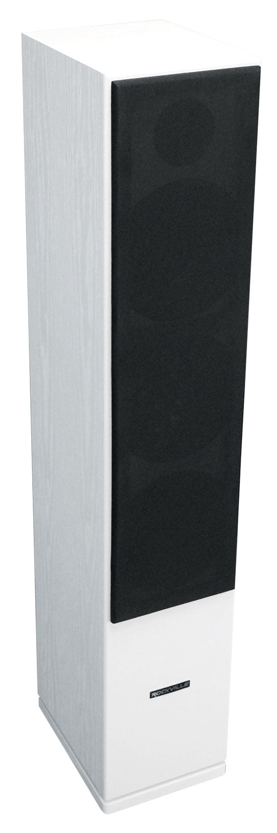 (2) Rockville Rocktower 64W White Home Audio Tower Speakers+Bluetooth/Wifi Amp