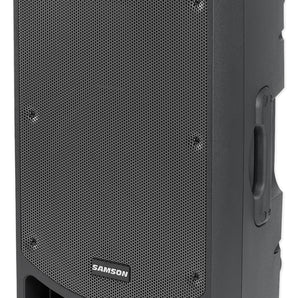 Samson RL115A 15" 800 Watt Powered DJ PA Speaker+Stand+Wireless Mic+Headphones