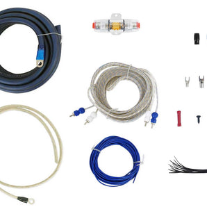 Engauge by Memphis KIT8 8 Gauge Amplifier Amp Installation Wire Kit 17 ft. RCAs