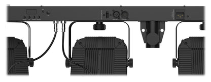 Chauvet DJ 4BAR HEX ILS RGBAW+UV LED Wash Lighting System w/Stand+Footswitch+Bag