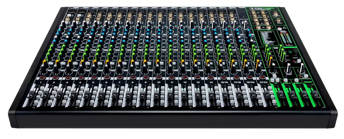 ProFX22v3 22-Channel 4-Bus Effects Mixer w/USB + Wireless Mics