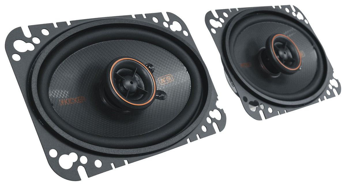 Pair Kicker 51KSC4604 4x6" 75 Watt RMS Car Audio Speakers KSC4604 KSC460